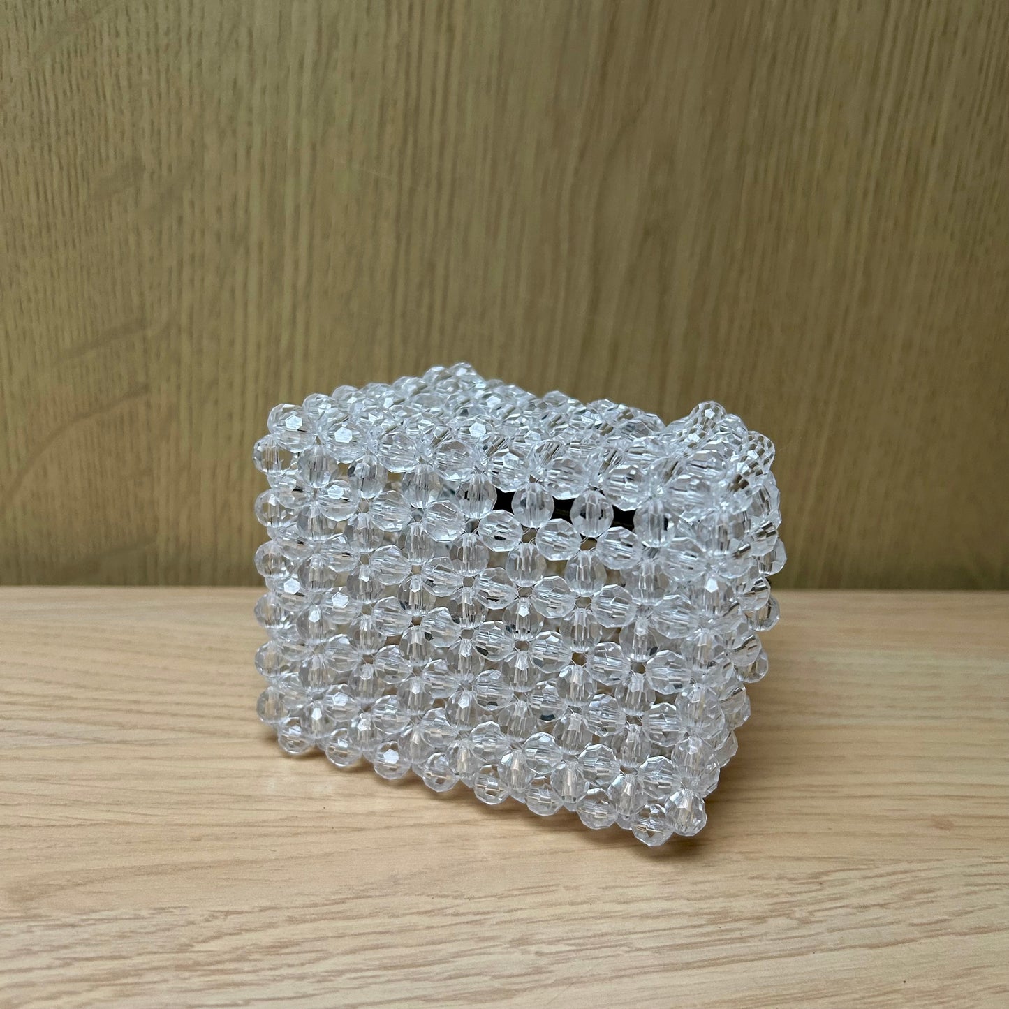 Mini Kiss Lock Beaded Purse